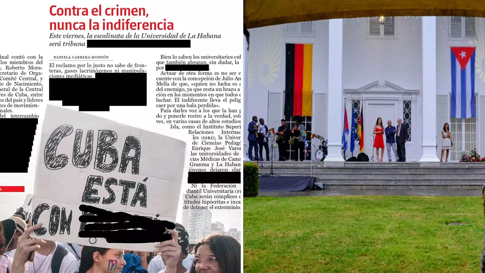 Publicación de la Embajada de Alemania en La Habana